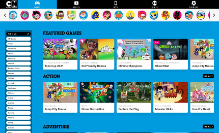 Cartoon Network & 11+ Best Free Online Games for Kids