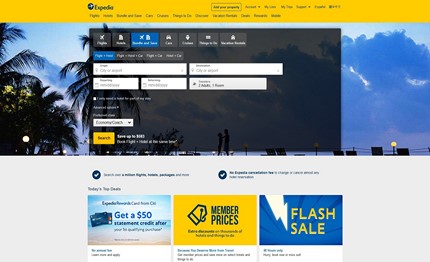 travel sites owned by expedia