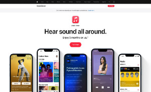 screenshot at apple-music
