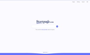 screenshot at startpage